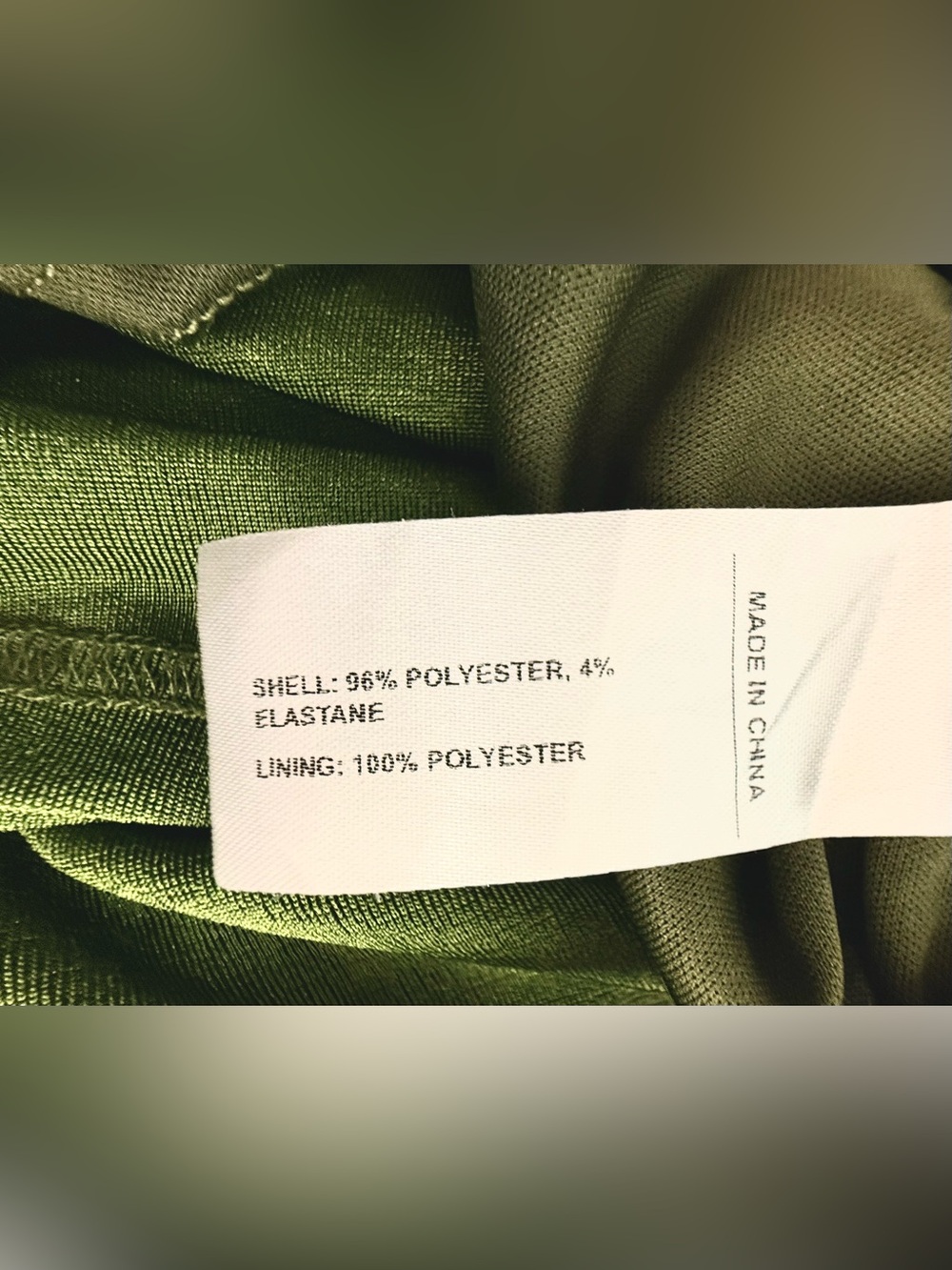 NWT Cider Olive Green Backless Lined Mini Dress With Long Bell Sleeves Size XS - Picture 14 of 15